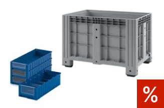 Изображение категории Скидки на пластиковые ящики и контейнеры