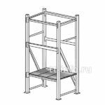 Комплект настила на полку Z L=1500мм (цинк)