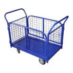 Тележка с быстро съемными бортами ультрамарин