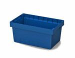 Ящик - Контейнер Iplast вкладываемый голубой, сплошной без крышки